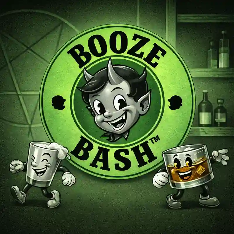 Booze Bash Slot Game Logo - okjl Casino